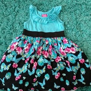 Girls butterfly dress 4T